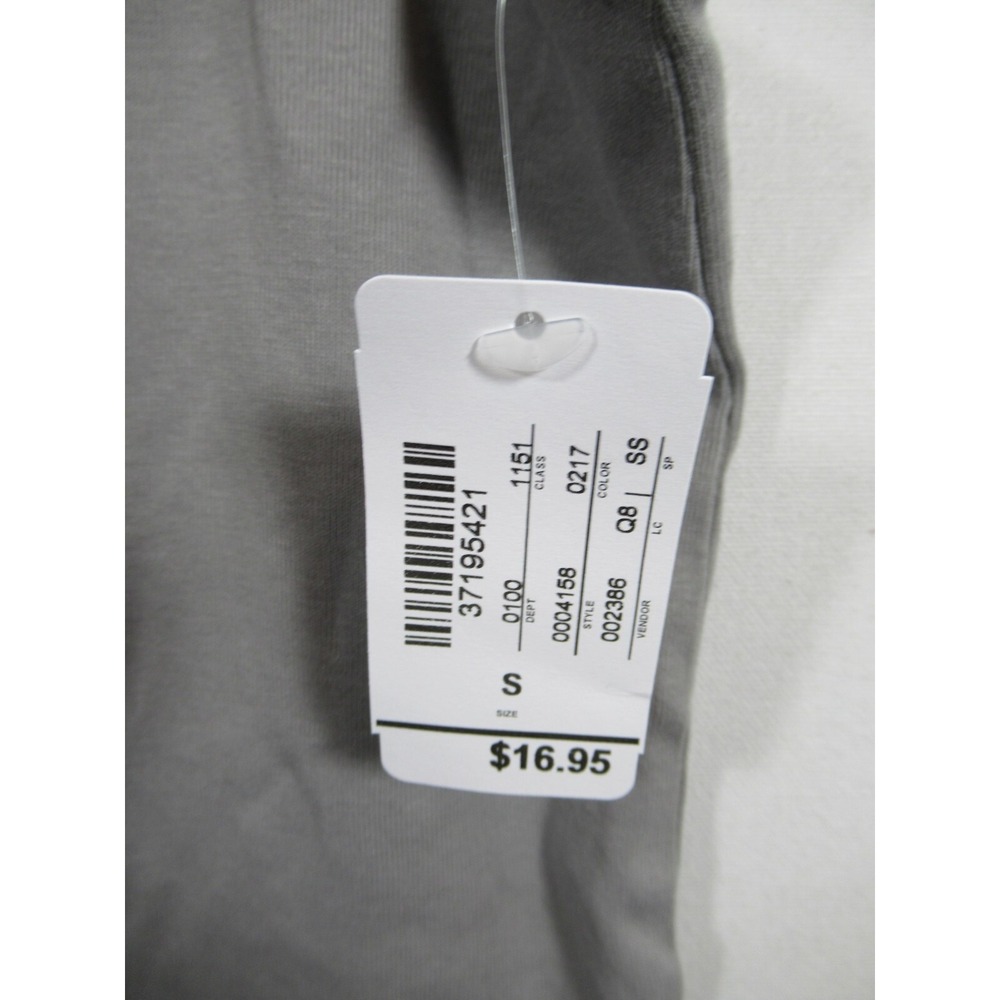 NEW Christopher & Banks Tank Top Women Small Gray Cotton Sleeveless - Picture 3 of 5